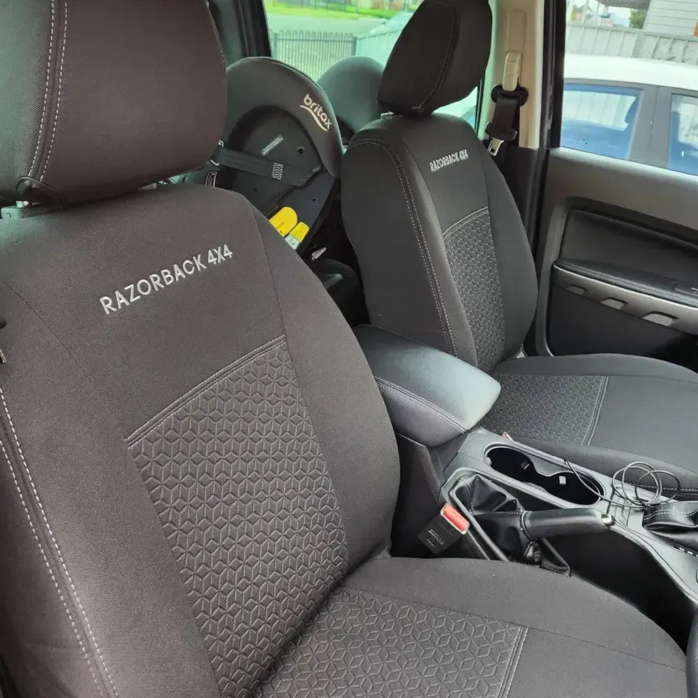 Mazda BT-50 UR - GP6 Premium Neoprene 2x Front Seat Covers (Made to Order) - Image 2