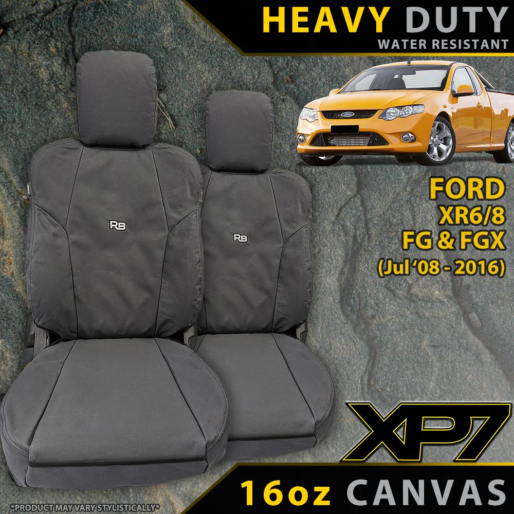 Ford Falcon - FG & FGX - XP7 Heavy-Duty Canvas 2x Front Seat Covers (Available)