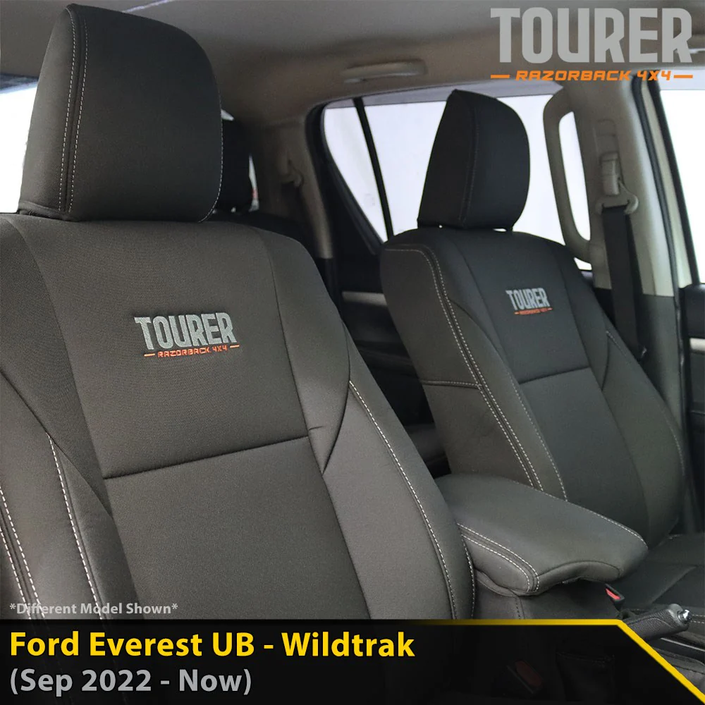 Ford Next-Gen Everest UB - Wildtrak - GP9 Tourer 2x Front Row Seat Covers (In Stock)