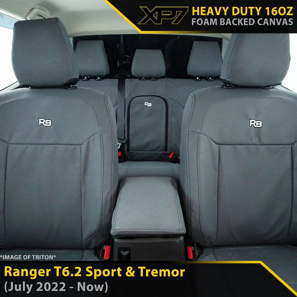 Ford Next-Gen Ranger T6.2 - Sport & Tremor - XP7 Heavy-Duty Canvas Bundle (Available)