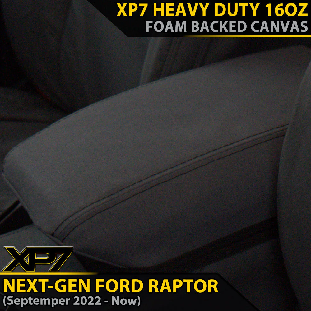 Ford Next-Gen Ranger Raptor - XP7 Heavy-Duty Canvas Console Lid Cover (Available)