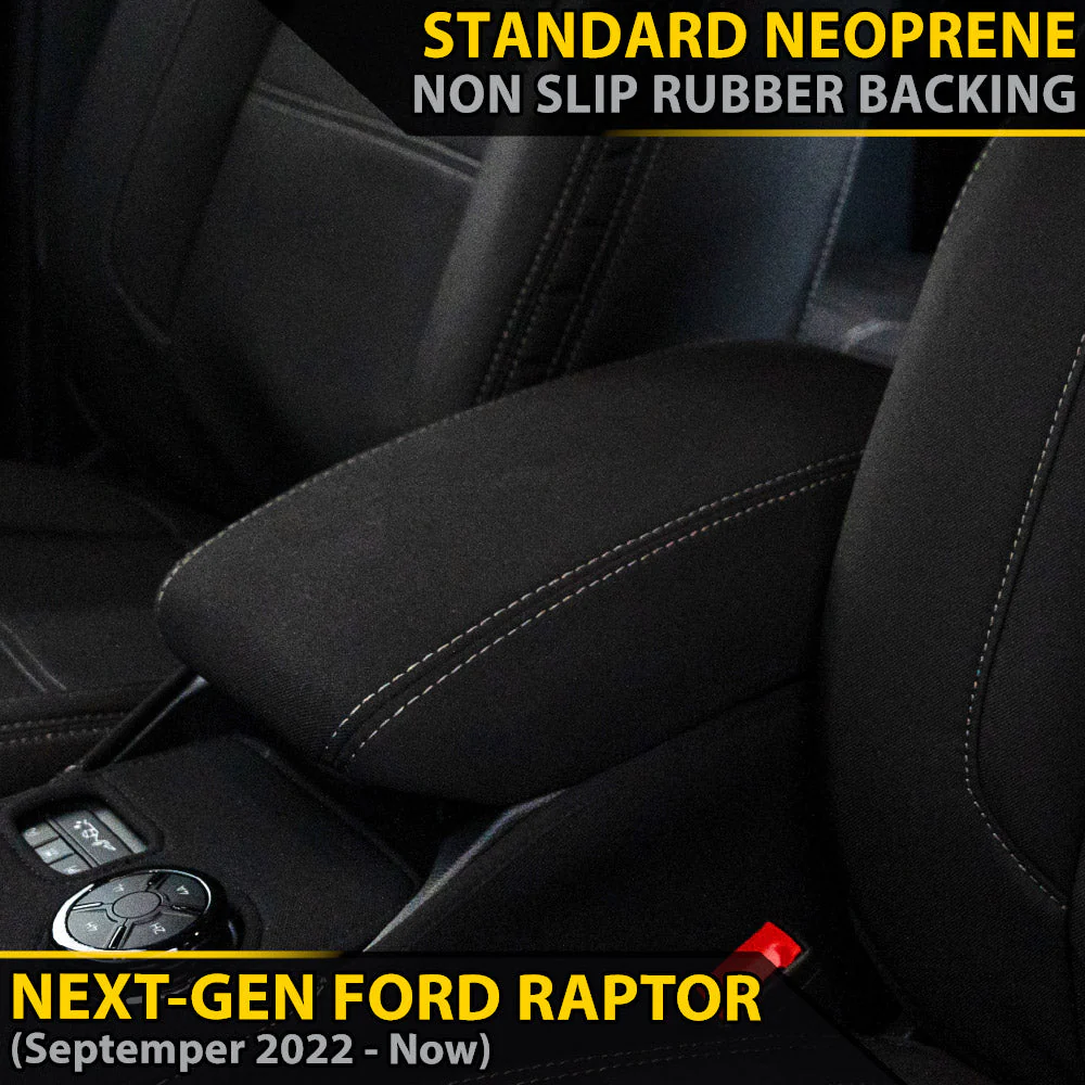 Ford Next-Gen Ranger Raptor - GP4 Neoprene Console Lid Cover (In Stock)