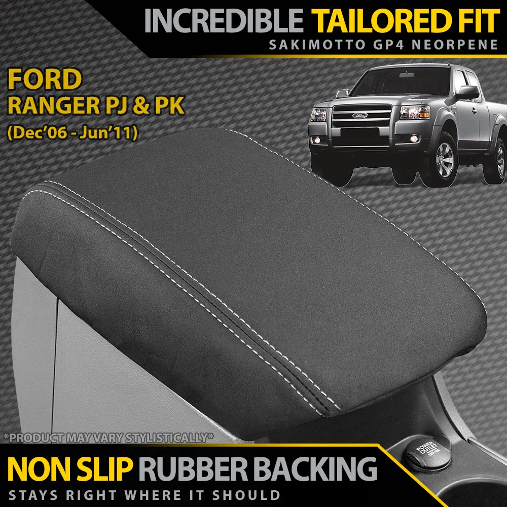 Ford Ranger PJ/PK - GP4 Neoprene Console Lid Cover (Made to Order)