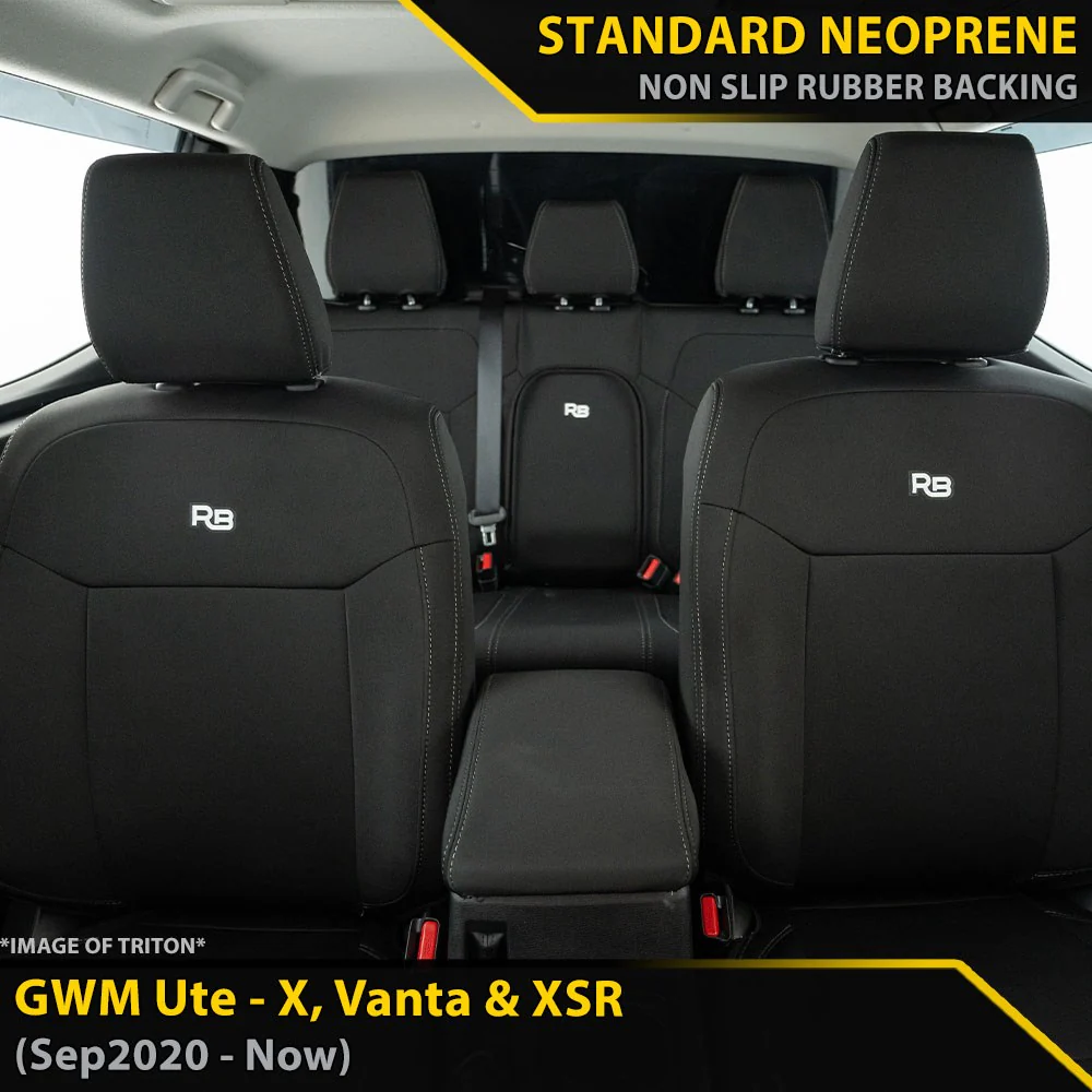 GWM Ute X, Vanta & XSR - GP4 Neoprene Seat Cover Bundle (In Stock)