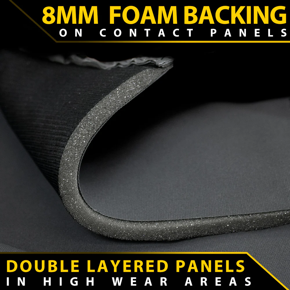 Isuzu D-MAX RG Dual Cab - LS-M, LS-U, LS-U+, X-Rider, X-Terrain - XP7 Heavy-Duty Canvas Rear Row Seat Covers (Available) - Image 3
