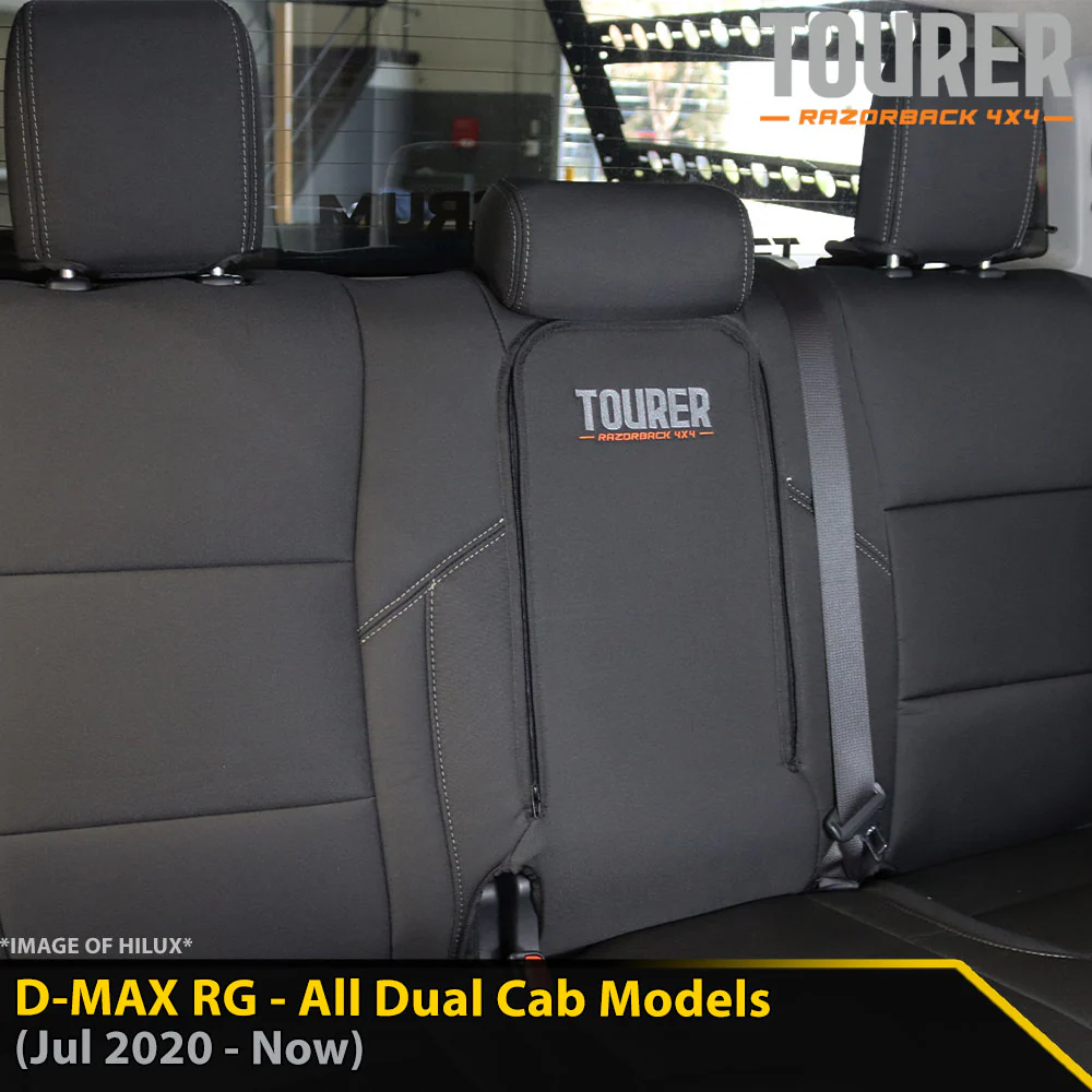 Isuzu D-MAX RG Dual Cab - LS-M, LS-U, LS-U+, X-Rider, X-Terrain - GP9 Tourer Rear Row Seat Covers (In Stock)