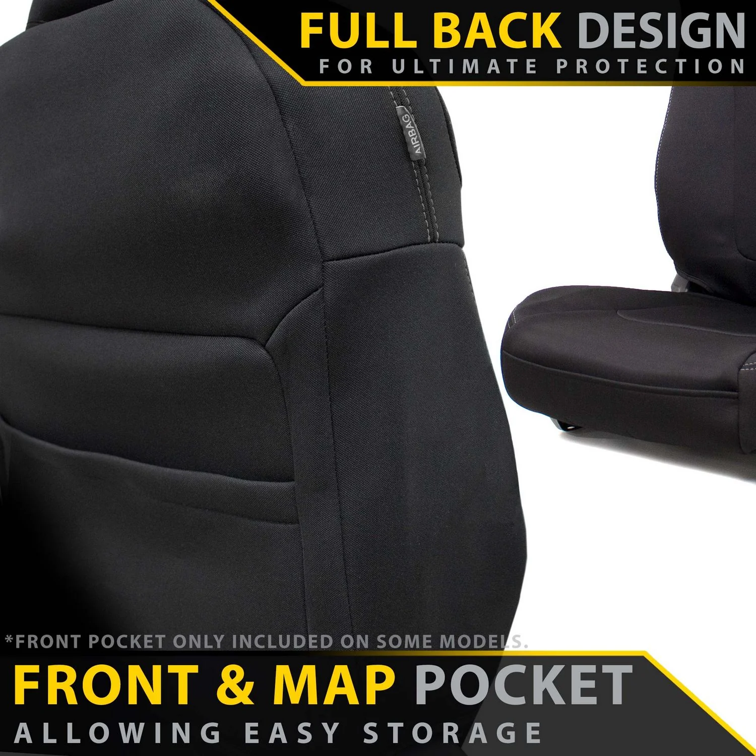Mazda BT-50 TF - GP4 Neoprene 2x Front Seat Covers (In Stock) - Image 6