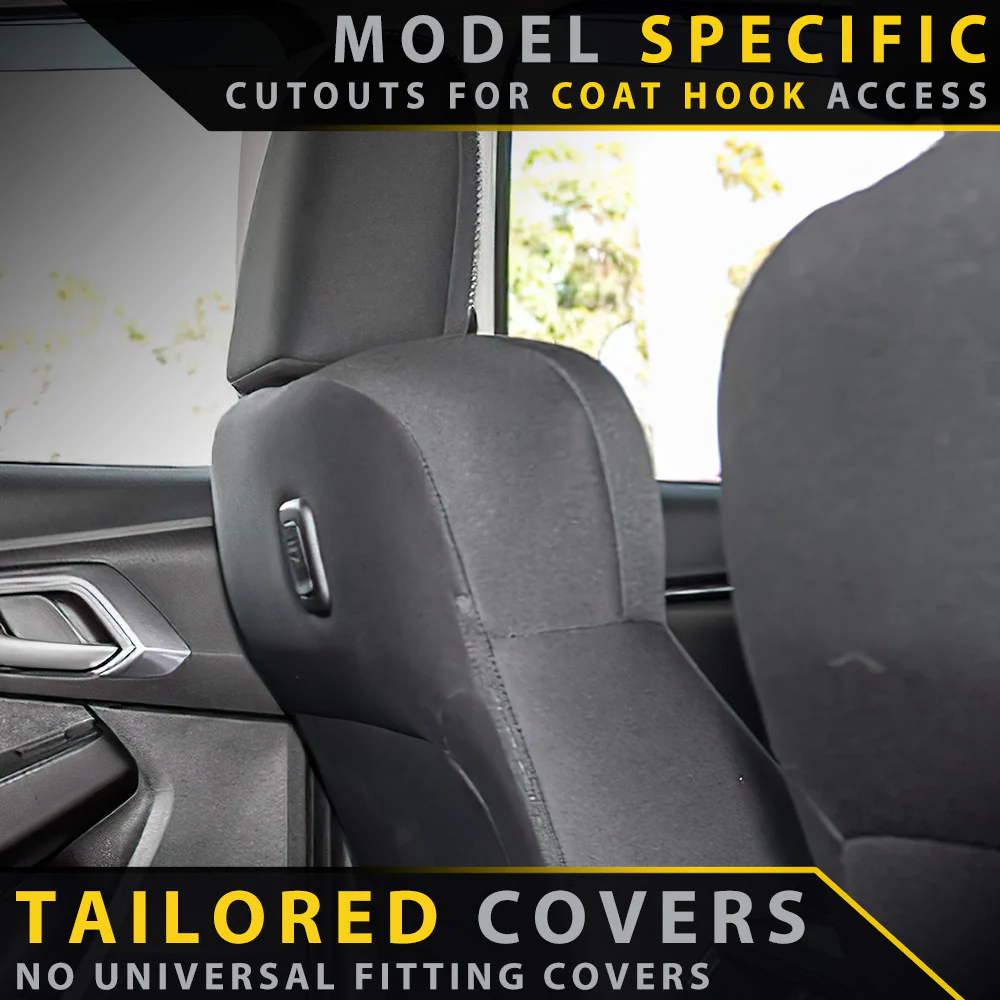 Mazda BT-50 TF - XP7 Heavy-Duty Canvas 2x Front Row Seat Covers (Available) - Image 4