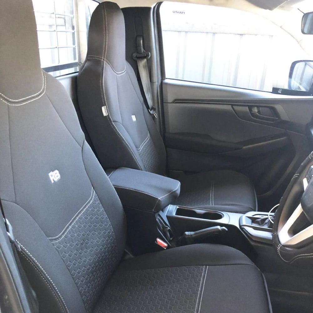 Mazda BT-50 TF - Single Cab - GP6 Premium Neoprene 2x Front Seat Covers (Made to Order) - Image 2