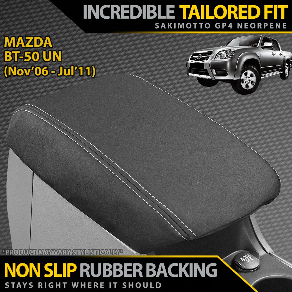 Mazda BT-50 UN - GP4 Neoprene Console Lid Cover (Made to Order)
