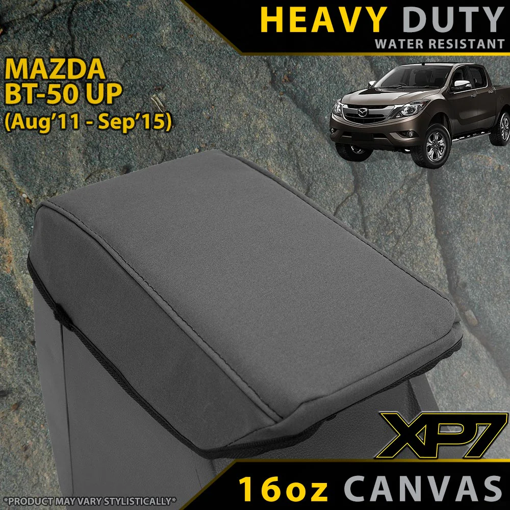 Mazda BT-50 UP - XP7 Heavy-Duty Canvas Console Lid Cover (Made to Order)