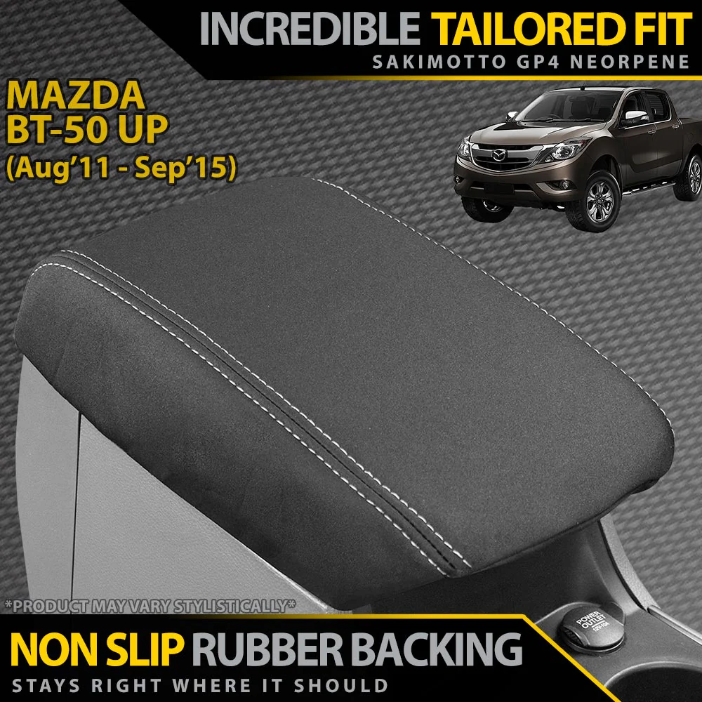 Mazda BT-50 UP - GP4 Neoprene Console Lid Cover (In Stock)