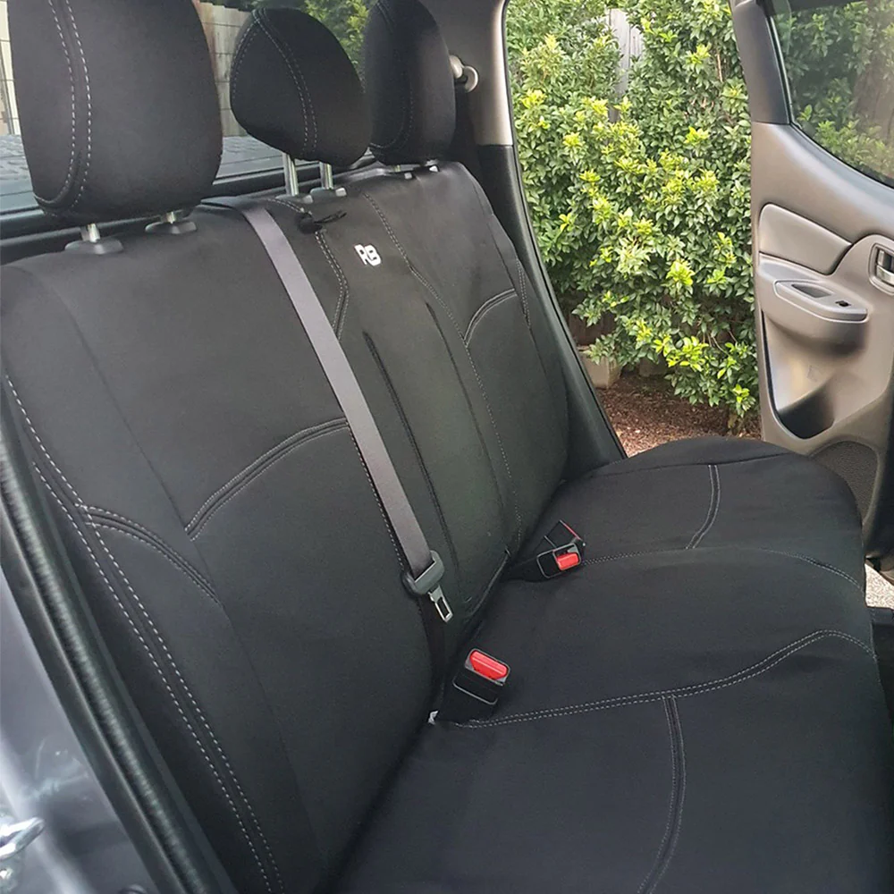 Mitsubishi Triton MR - Dual Cab - GP4 Neoprene Rear Row Seat Covers (Available) - Image 2