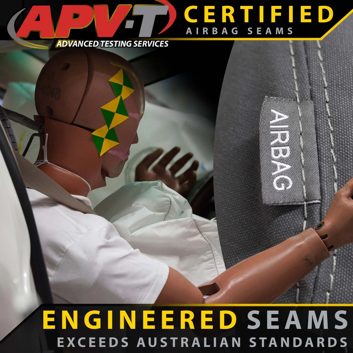 Nissan Navara NP300 - Series 5 - XP6 Tough Canvas 2x Front Seat Covers (In Stock) - Image 3