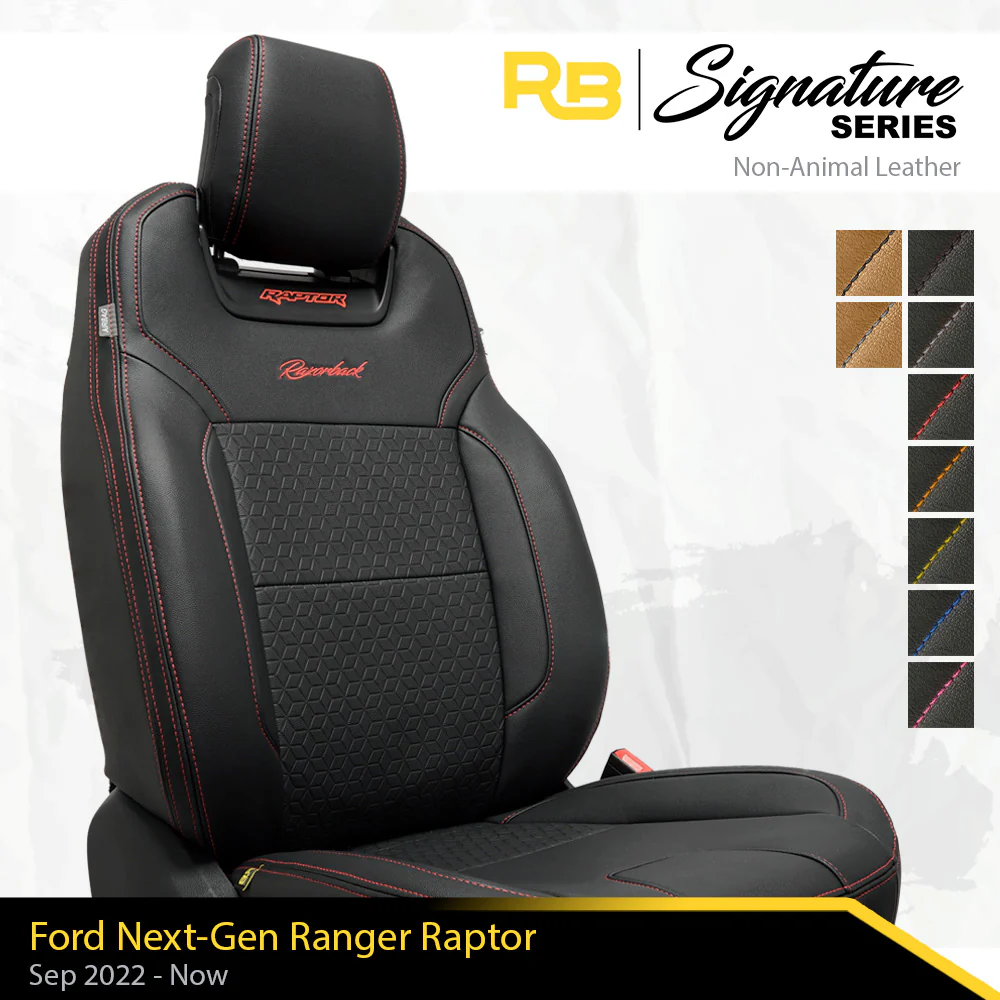 SIGNATURE SERIES Front Seat Covers - Ford Next-Gen Ranger Raptor (Made To Order)
