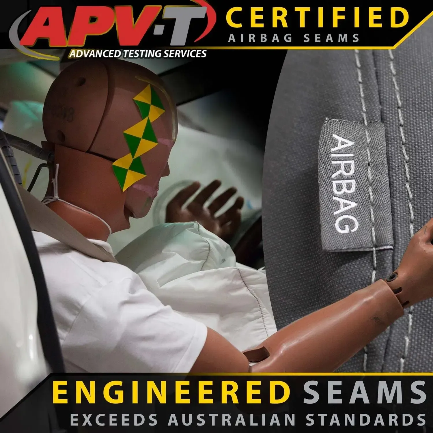 Toyota HiAce H200 - XP6 Tough Canvas Front Seat Covers (In Stock) - Image 3