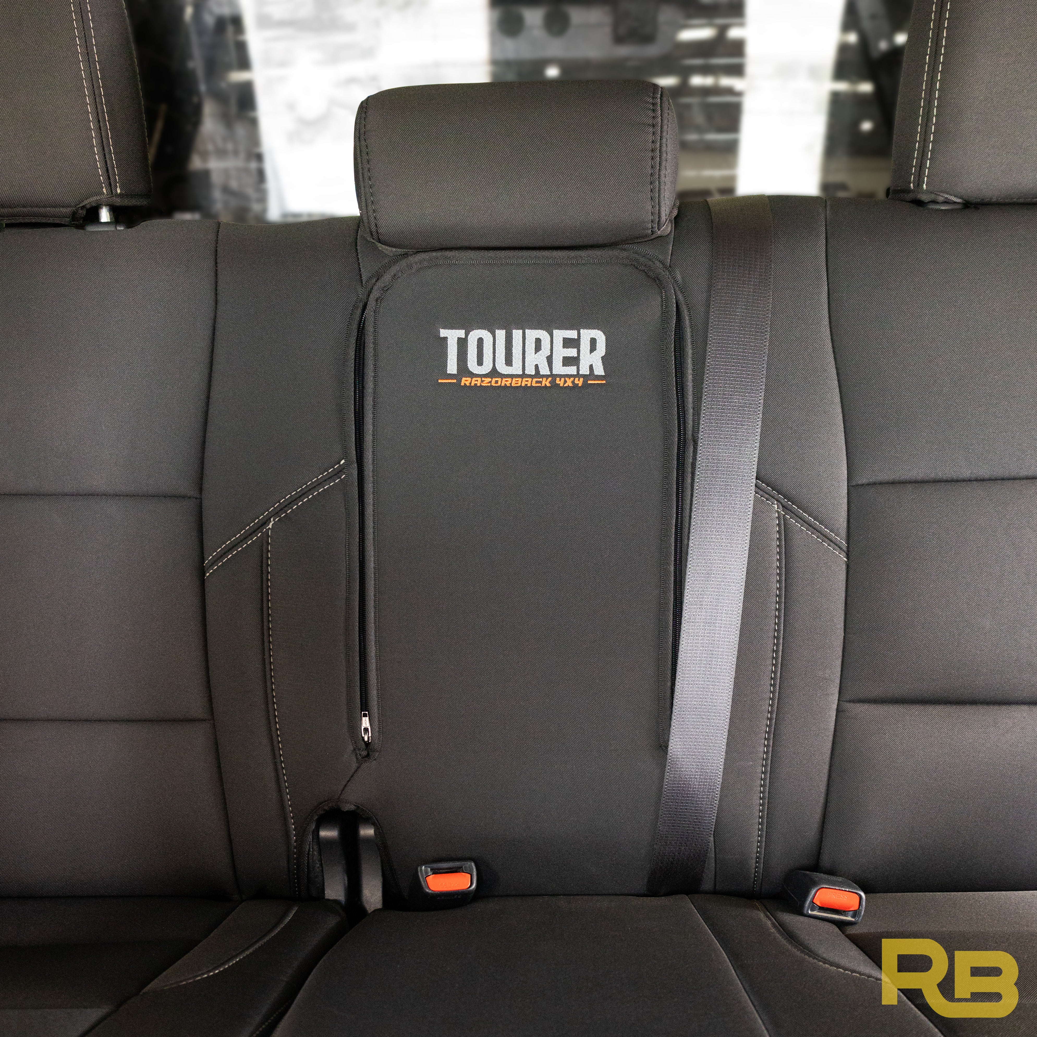 Toyota Hilux 8th Gen 48V V-Active - Dual Cab - GP9 Tourer Rear Row Seat Covers (In Stock) - Image 2