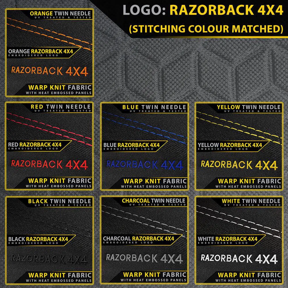 Nissan Navara NP300 - Series 3 & 4 - GP6 Premium Neoprene Rear Row Seat Covers (Made to Order) - Image 4