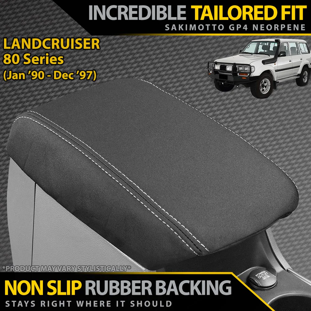Toyota Landcruiser 80 Series - GP4 Neoprene Console Lid Cover (In Stock)