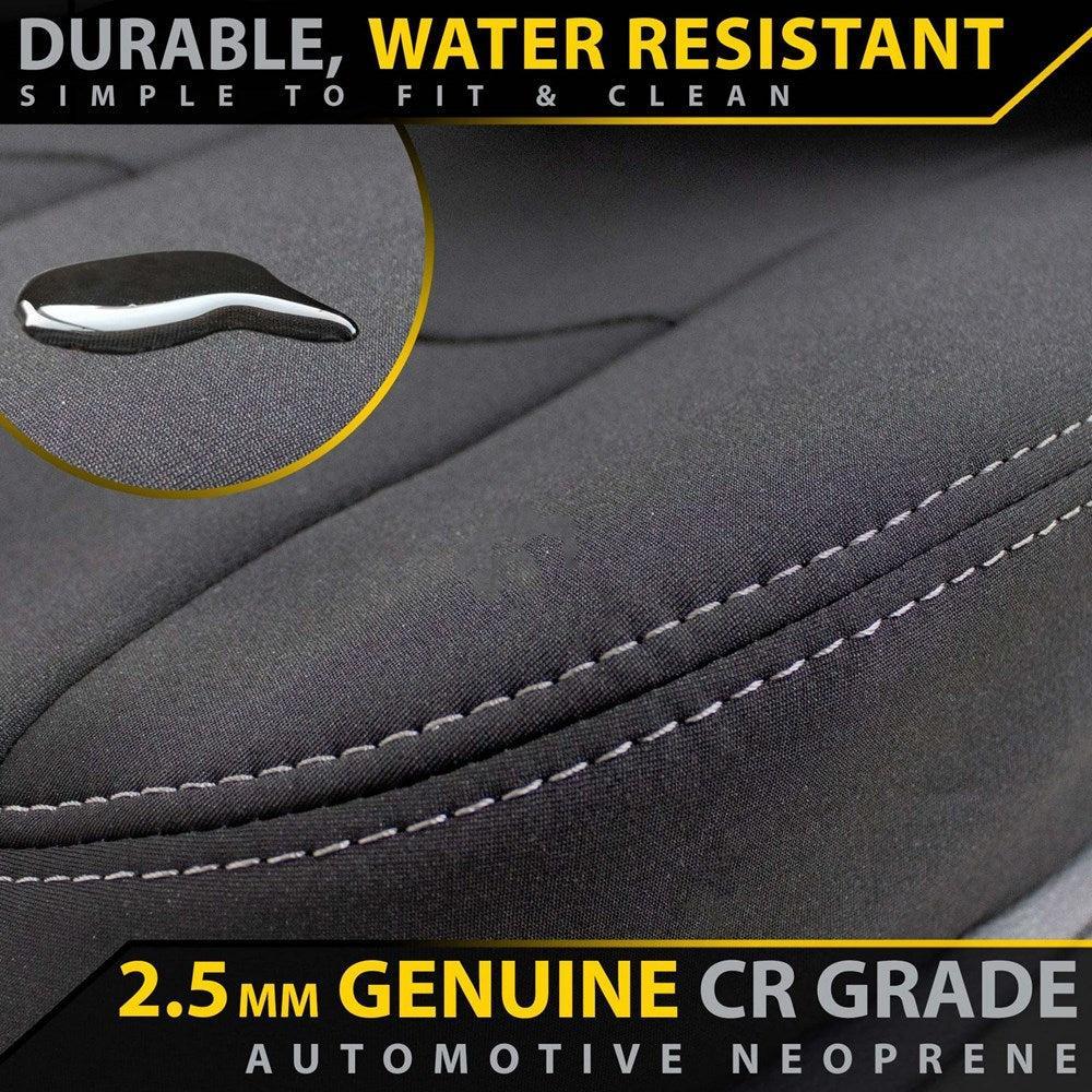 Toyota Landcruiser 80 Series - DX & Standard -  GP4 Neoprene 2nd Row Seat Covers - 100% Bench (Made to Order) - Image 3