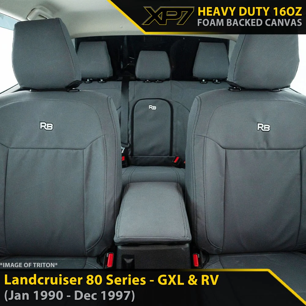 Toyota Landcruiser 80 Series - GXL & RV - XP7 Heavy-Duty Canvas Bundle (Made to Order)