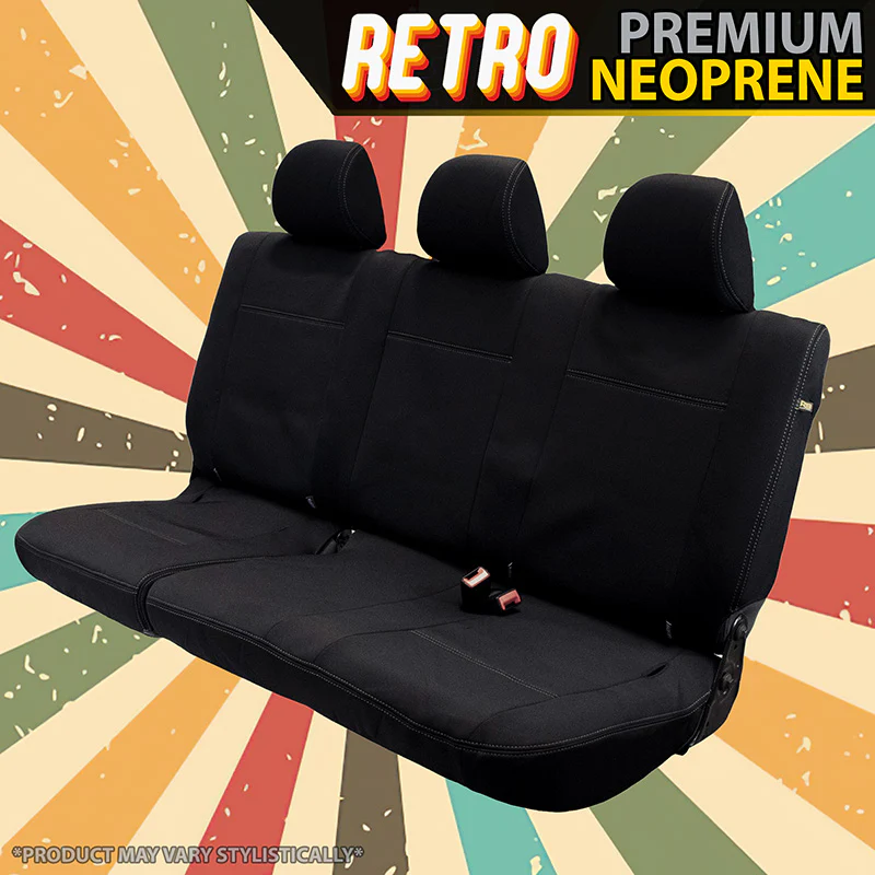 Volkswagen Amarok - Retro Premium Neoprene 2nd Row Seat Covers (In Stock) - Image 4